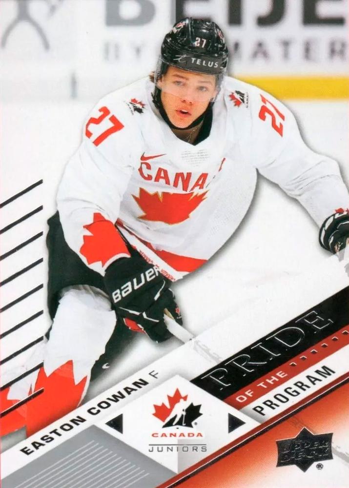 #81 Easton Cowan - Canada - 2024 Upper Deck Team Canada Juniors Hockey