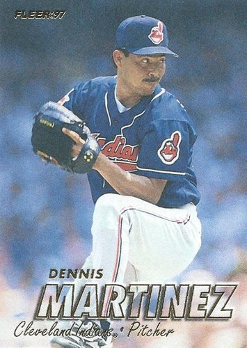 #81 Dennis Martinez - Cleveland Indians - 1997 Fleer Baseball