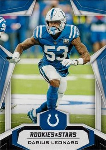 #81 Darius Leonard - Indianapolis Colts - 2019 Panini Rookies & Stars Football