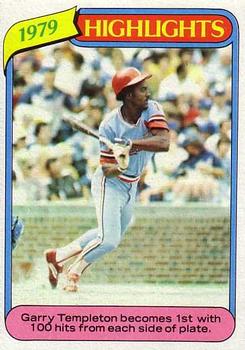 #5 Garry Templeton - St. Louis Cardinals - 1980 Topps Baseball