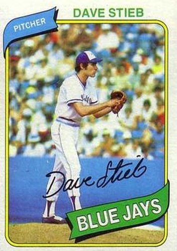 #77 Dave Stieb - Toronto Blue Jays - 1980 Topps Baseball