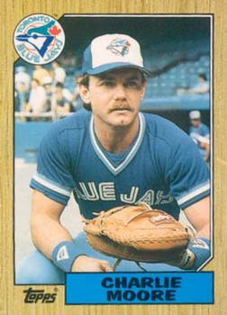 #82T Charlie Moore - Toronto Blue Jays - 1987 Topps Traded Baseball