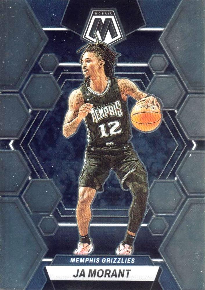 #82 Ja Morant - Memphis Grizzlies - 2022-23 Panini Mosaic Basketball