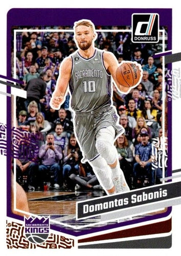 #82 Domantas Sabonis - Sacramento Kings - 2023-24 Donruss Basketball