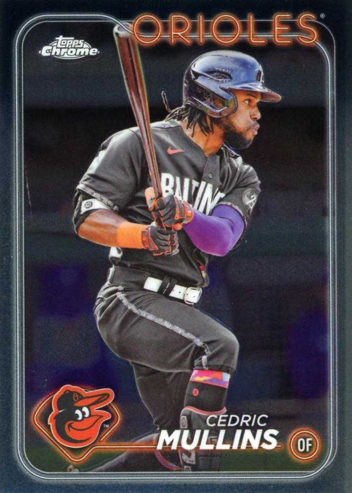 #82 Cedric Mullins - Baltimore Orioles - 2024 Topps Chrome Baseball