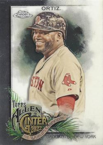 #82 David Ortiz - Boston Red Sox - 2022 Topps Allen & Ginter Chrome Baseball