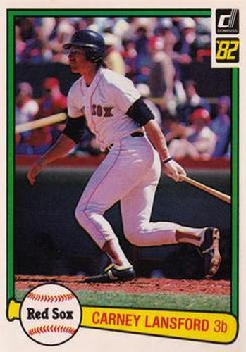 #82 Carney Lansford - Boston Red Sox - 1982 Donruss Baseball