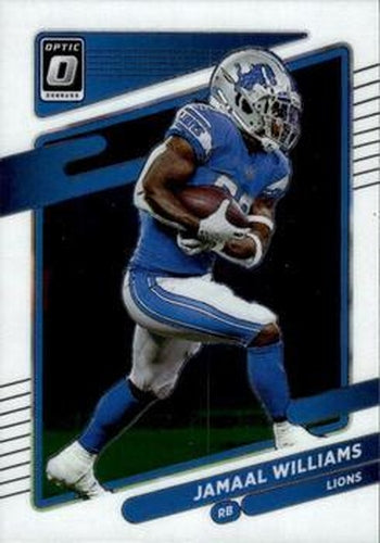 #82 Jamaal Williams - Detroit Lions - 2021 Donruss Optic Football