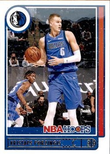#82 Kristaps Porzingis - Dallas Mavericks - 2021-22 Hoops Winter Basketball