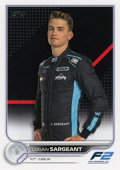 #82 Logan Sargeant - Carlin - 2022 Topps Formula 1 Racing