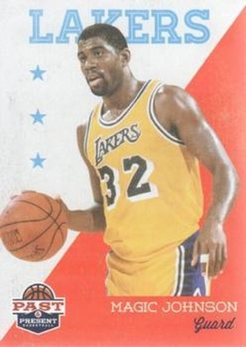 #82 Magic Johnson - Los Angeles Lakers - 2011-12 Panini Past & Present Basketball