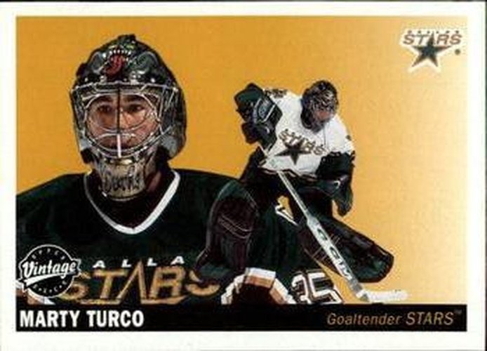 #82 Marty Turco - Dallas Stars - 2002-03 Upper Deck Vintage Hockey