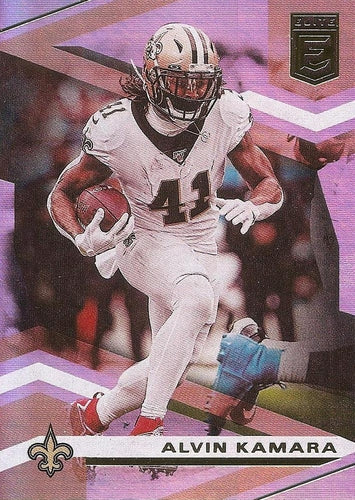#82 Alvin Kamara - New Orleans Saints - 2020 Donruss Elite Football