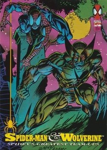 #82 Spider-Man & Wolverine - 1994 Fleer The Amazing Spider-Man