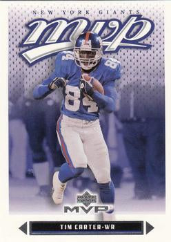 #82 Tim Carter - New York Giants - 2003 Upper Deck MVP Football