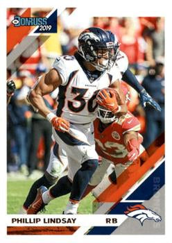 #83 Phillip Lindsay - Denver Broncos - 2019 Donruss Football
