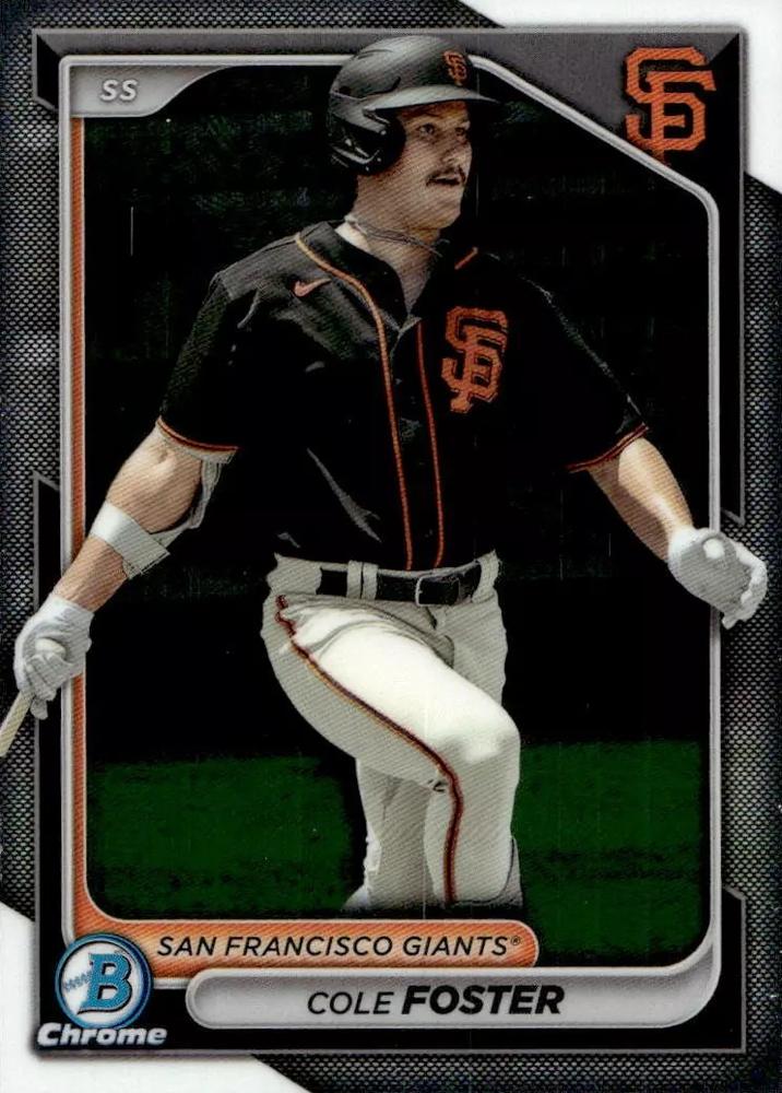 #BCP-83 Cole Foster - San Francisco Giants - 2024 Bowman - Chrome Prospects Baseball