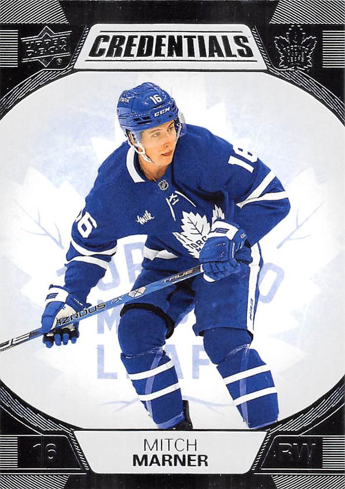 #83 Mitch Marner - Toronto Maple Leafs - 2022-23 Upper Deck Credentials Hockey