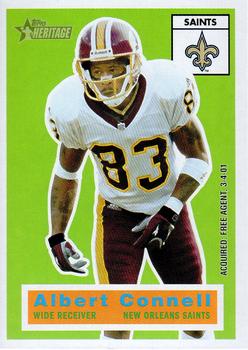 #83 Albert Connell - New Orleans Saints - 2001 Topps Heritage Football