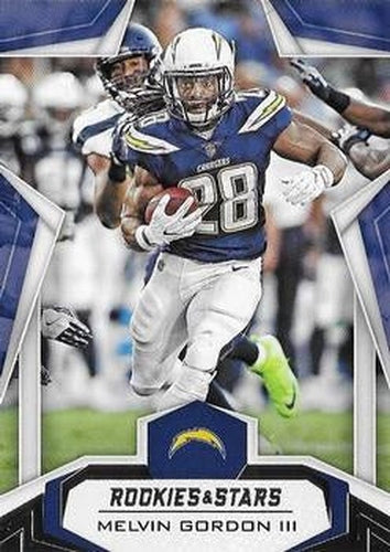 #83 Melvin Gordon - Los Angeles Chargers - 2019 Panini Rookies & Stars Football