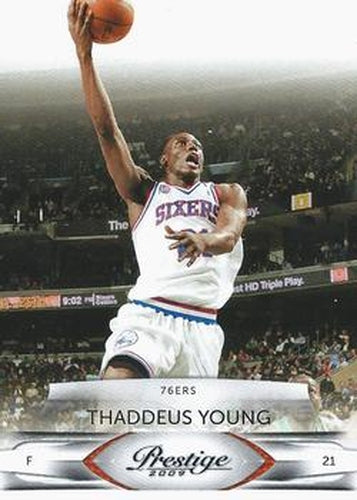 #83 Thaddeus Young - Philadelphia 76ers - 2009-10 Panini Prestige Basketball