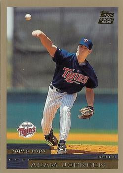#T83 Adam Johnson - Minnesota Twins - 2000 Topps Traded & Rookies Baseball