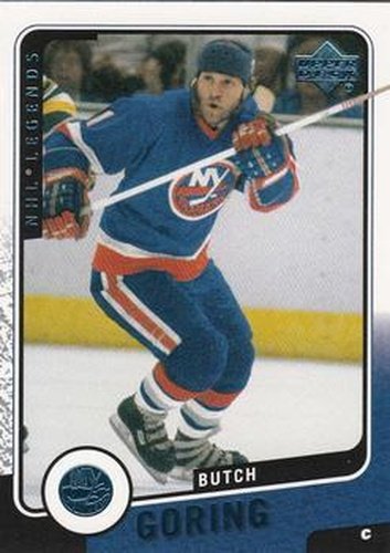 #83 Butch Goring - New York Islanders - 2000-01 Upper Deck Legends Hockey