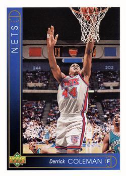 #83 Derrick Coleman - New Jersey Nets - 1993-94 Upper Deck Basketball