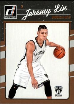 #83 Jeremy Lin - Brooklyn Nets - 2016-17 Donruss Basketball