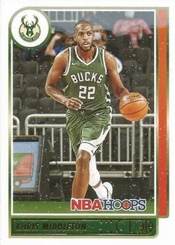 #83 Khris Middleton - Milwaukee Bucks - 2021-22 Hoops Winter Basketball