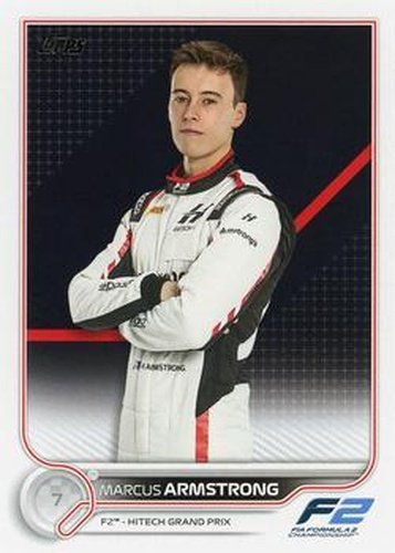 #83 Marcus Armstrong - Hitech Grand Prix - 2022 Topps Formula 1 Racing