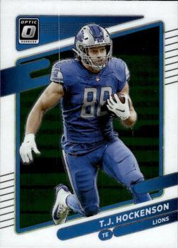 #83 T.J. Hockenson - Detroit Lions - 2021 Donruss Optic Football