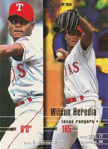 #U-83 Wilson Heredia - Texas Rangers - 1995 Fleer Update Baseball