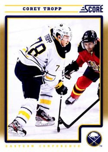 #83 Corey Tropp - Buffalo Sabres - 2012-13 Score - Gold Rush Hockey