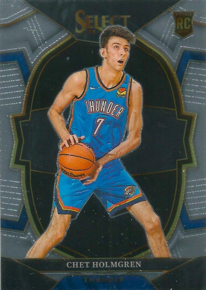 #83 Chet Holmgren - Oklahoma City Thunder - 2022-23 Panini Select Basketball