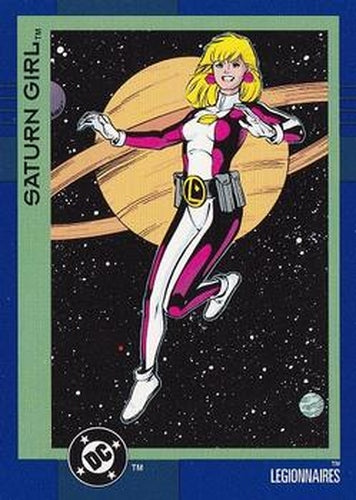 #83 Saturn Girl - 1993 SkyBox DC Cosmic Teams