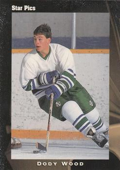 #12 Dody Wood - San Jose Sharks - 1991 Star Pics Hockey