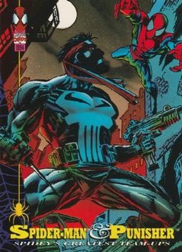 #84 Spider-Man & Punisher - 1994 Fleer The Amazing Spider-Man