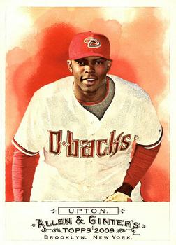 #84 Justin Upton - Arizona Diamondbacks - 2009 Topps Allen & Ginter Baseball