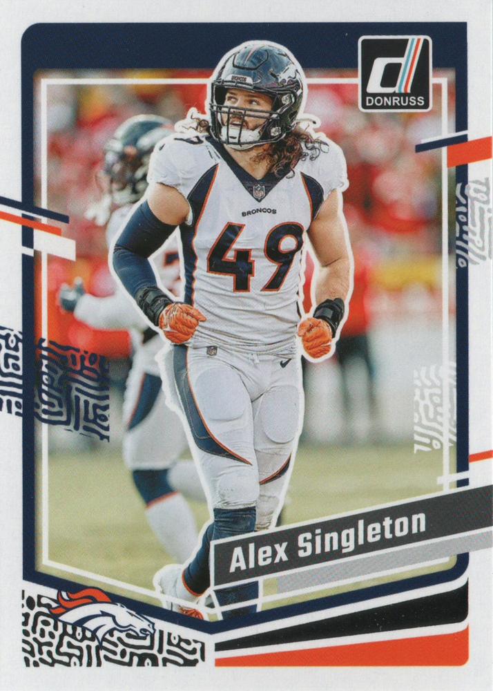 #84 Alex Singleton - Denver Broncos - 2023 Donruss Football