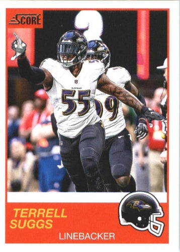 #84 Terrell Suggs - Baltimore Ravens - 2019 Score Football