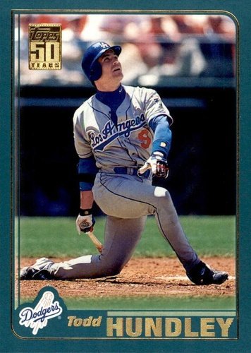 #84 Todd Hundley - Los Angeles Dodgers - 2001 Topps Baseball