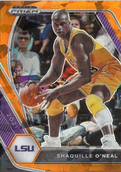 #84 Shaquille O'Neal - LSU Tigers - 2021 Panini Prizm Draft Picks - Orange Ice Basketball