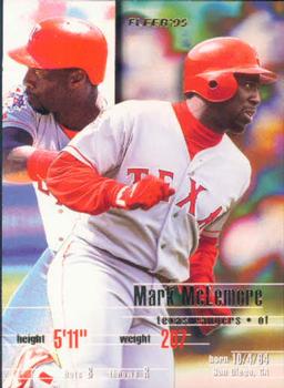 #U-84 Mark McLemore - Texas Rangers - 1995 Fleer Update Baseball