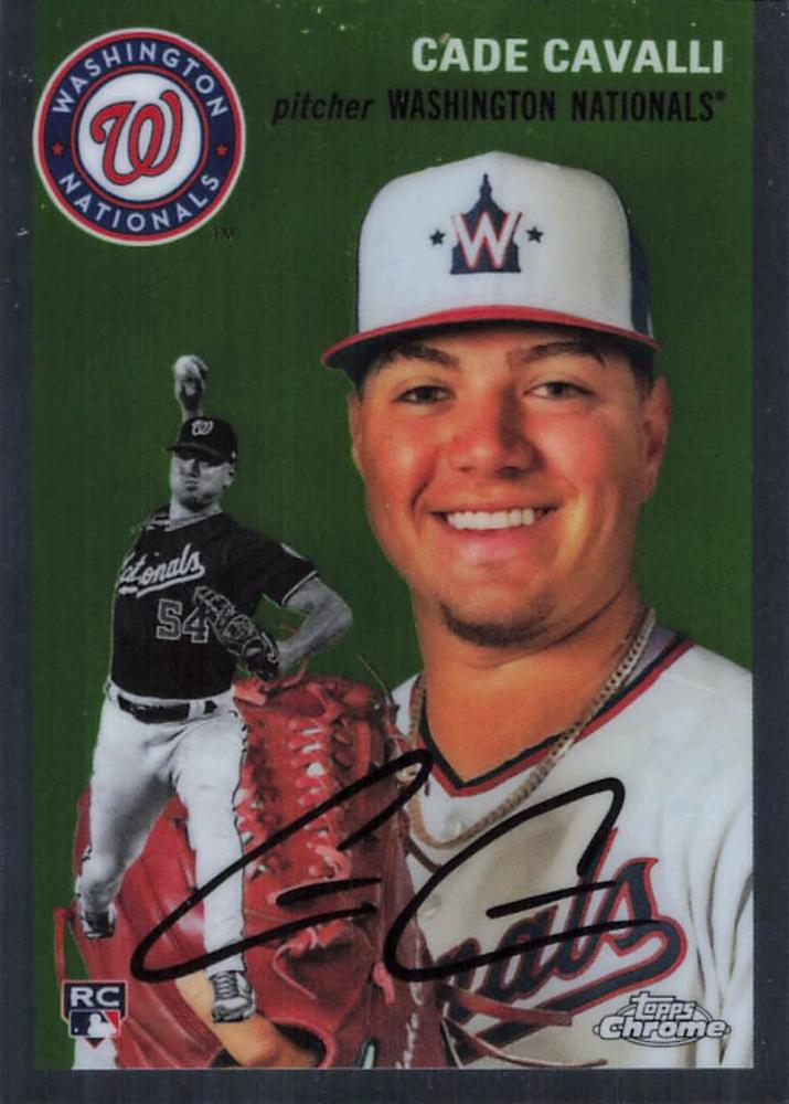#84 Cade Cavalli - Washington Nationals - 2023 Topps Chrome Platinum Anniversary Baseball
