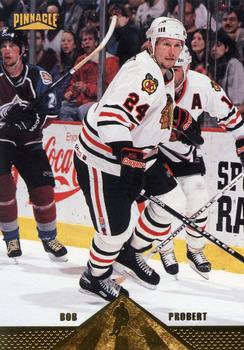 #84 Bob Probert - Chicago Blackhawks - 1996-97 Pinnacle Hockey