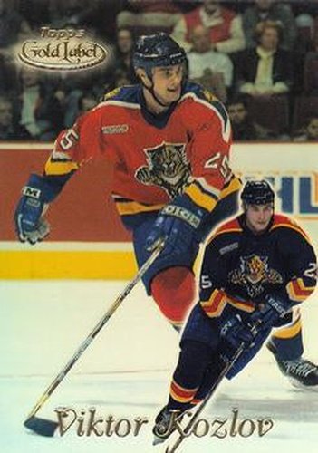 #84 Viktor Kozlov - Florida Panthers - 1999-00 Topps Gold Label Hockey