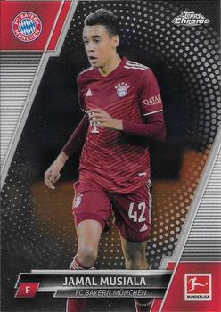#84 Jamal Musiala - FC Bayern Munchen - 2021-22 Topps Chrome Bundesliga Soccer