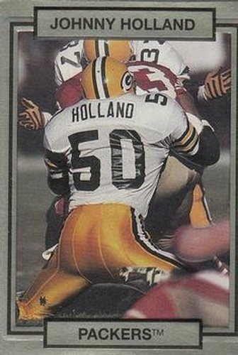 #84 Johnny Holland - Green Bay Packers - 1990 Action Packed Football
