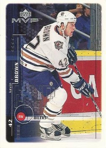 #84 Kevin Brown - Edmonton Oilers - 1998-99 Upper Deck MVP Hockey